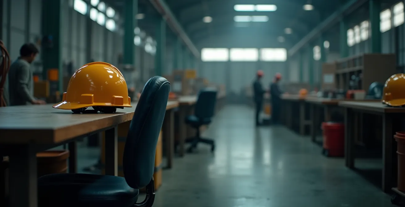 Représentation visuelle des coûts cachés de l'absentéisme dans l'industrie