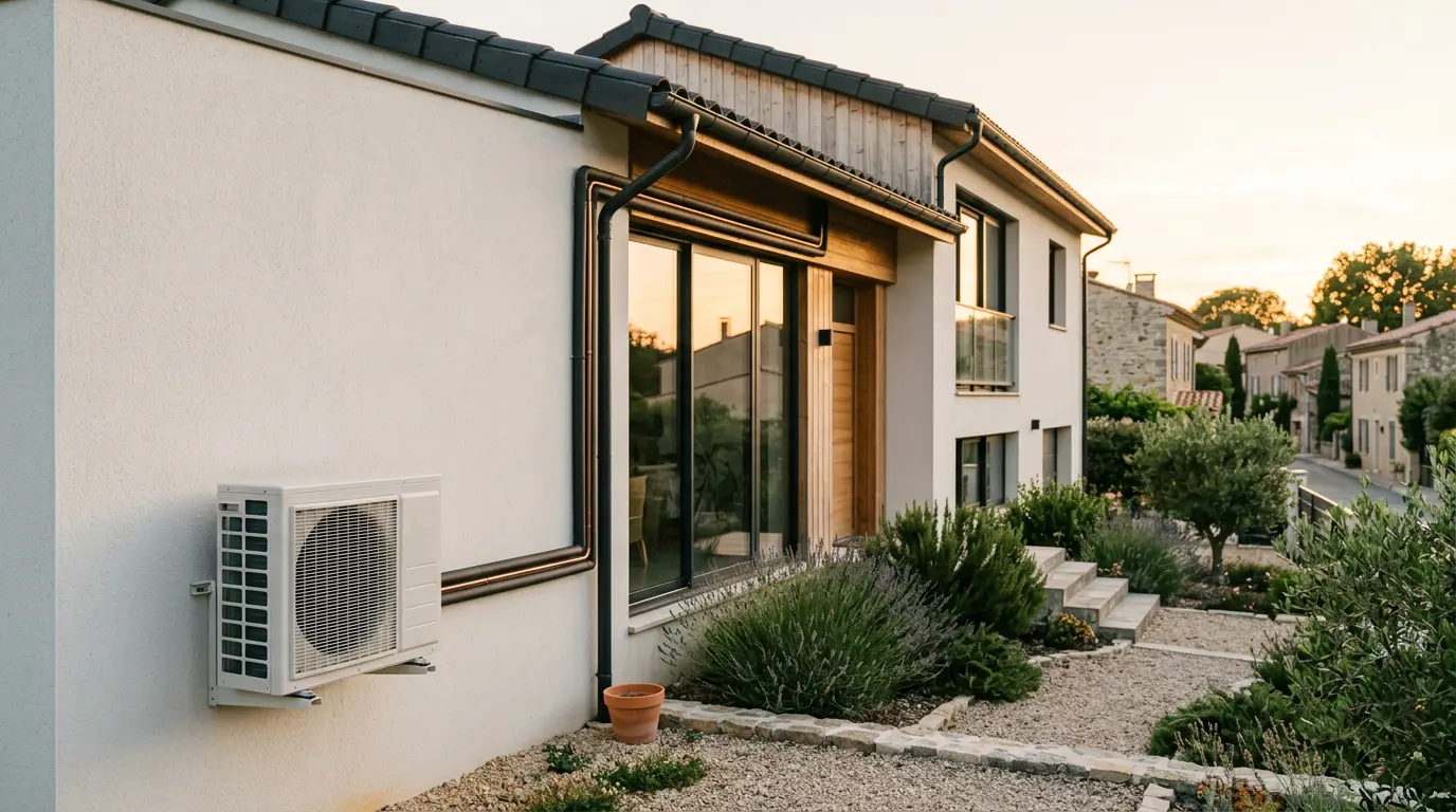 Installation d'un système multi-split avec unité extérieure et unités intérieures dans différentes pièces d'une maison